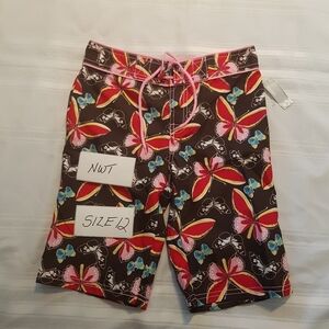 Gap girls size 12 walking shorts butterflies